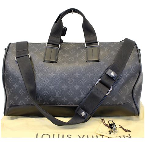 louis vuitton monogram eclipse keepall voyager